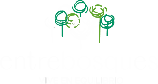 Logotipo del proyecto Entre Bosques de la inmobiliaria CADU.