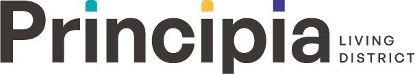 Logotipo del proyecto Principia de la inmobiliaria CADU.